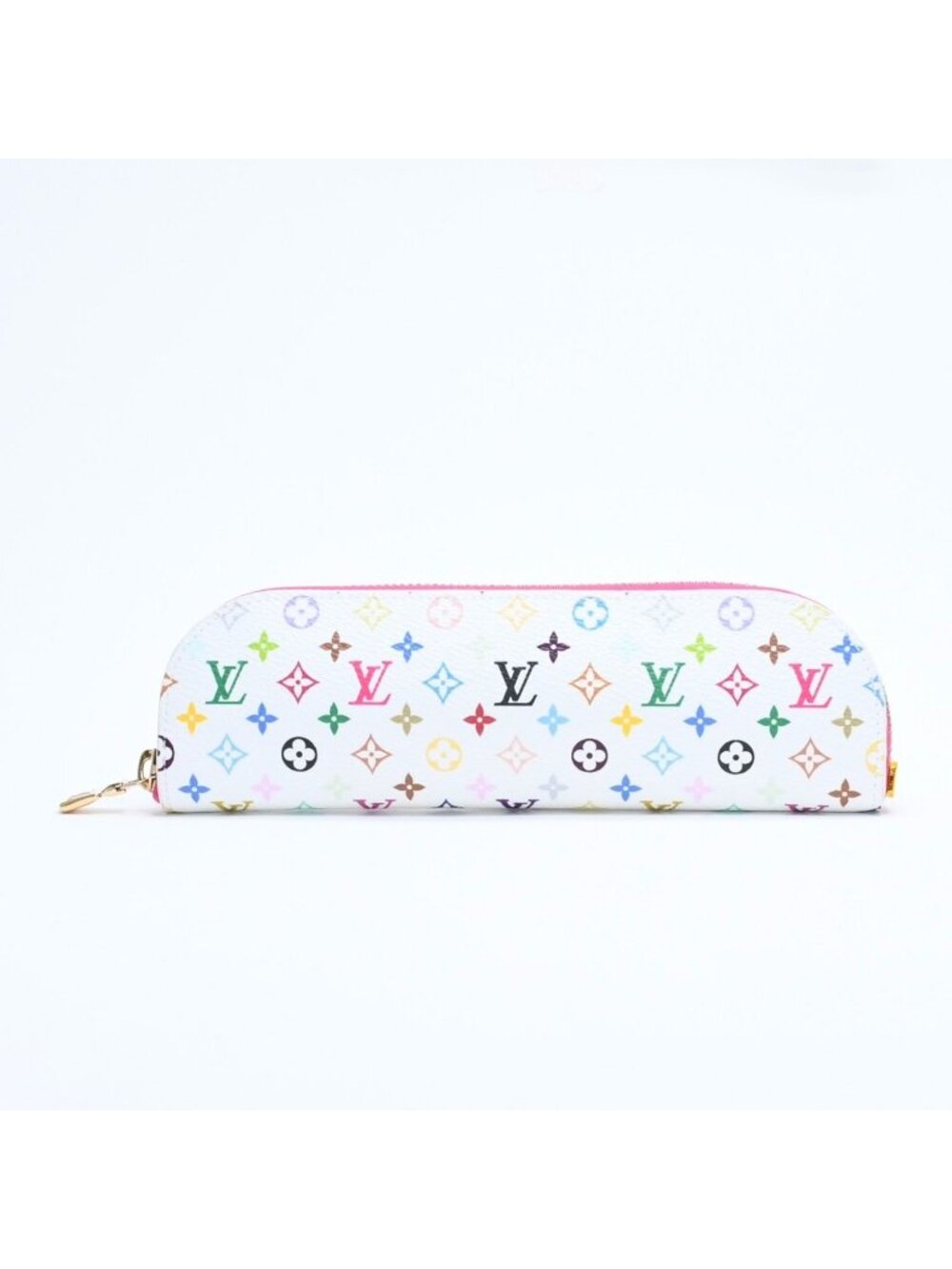 Louis Vuitton LV TM Pencil Pouch Charlotte White Multicolor